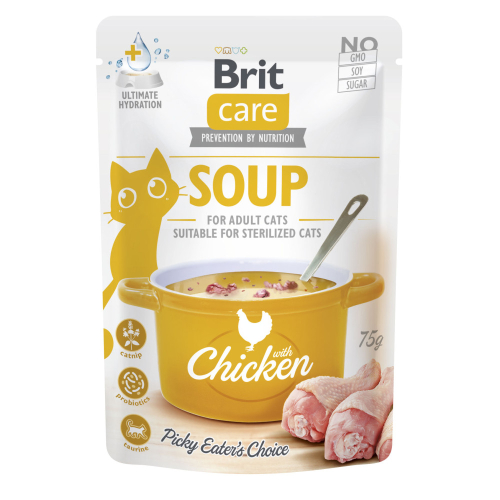 Soup with Chicken Беззерновий вологий корм з куркою для дорослих котів