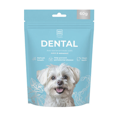 WAUDOG Treats Dental Ласощі для собак, паличка для чистки зубів з м’ятою та водоростями