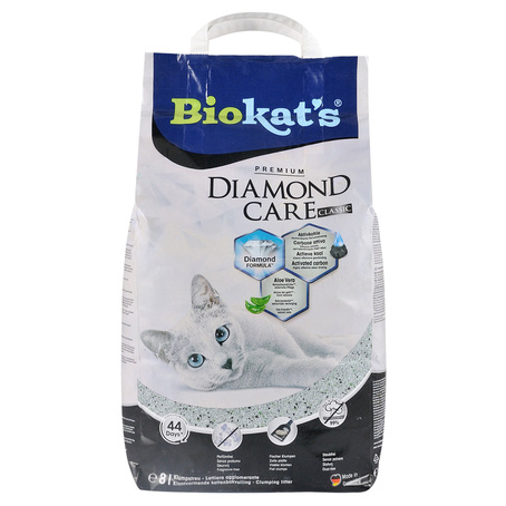Diamond Classic Бентонитовый наполнитель для кошачьих туалетов с активированным углем