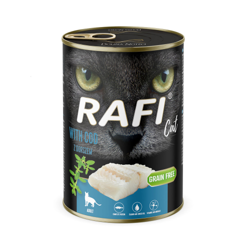 Rafi Cat Вологий корм з тріскою для дорослих котів