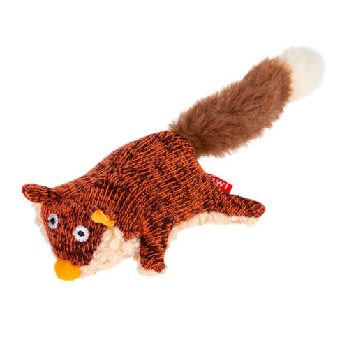 GiGwi Plush Игрушка для собак, Лиса с пищалкой