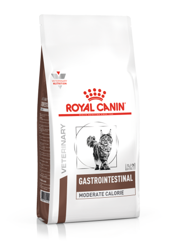 Gastrointestinal Moderate Calorie Feline - диетический сухой корм для кошек при панкреатите и острых расстройствах пищеварения (от 12 месяцев)
