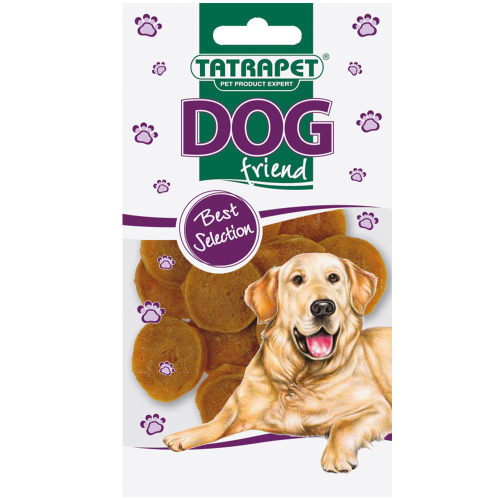 Dog Лакомство для собак, медальоны из мяса курицы