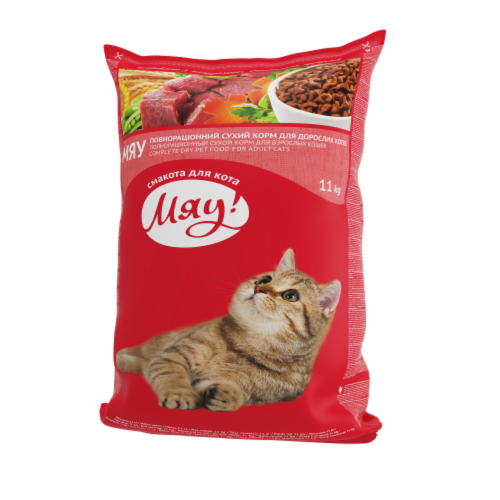 Сухой корм для взрослых кошек с печенью