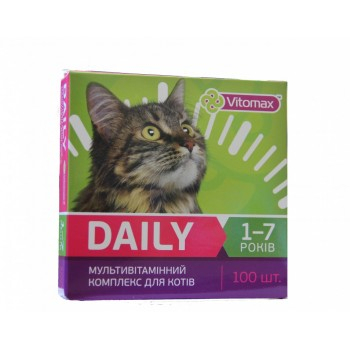 Daily Витамины для кошек 1-7 лет