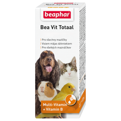Bea Vit Total витамины для нормализации обмена веществ у собак, кошек, хорьков, птиц и грызунов