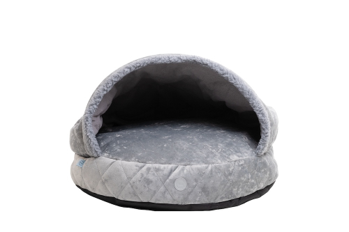 Cover Plush Gray Лежак-норка для собак и кошек