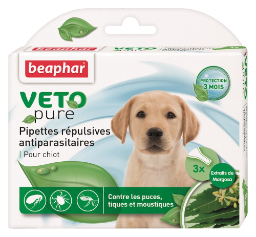 Bio Spot On Veto pure Капли от блох, клещей и комаров для щенков