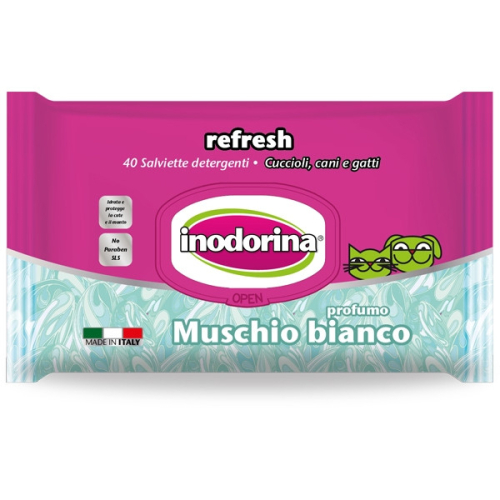 Salvietta Refresh Muschio Bianco влажные салфетки с ароматом мускуса