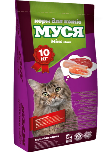 Сухой корм для взрослых кошек Микс