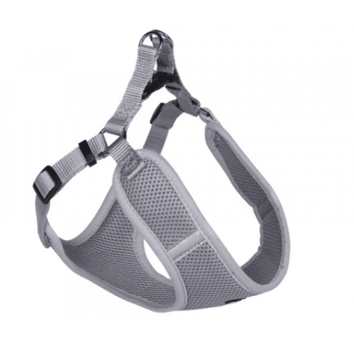 Mesh Reflect Air Step-in Harness Шлейка для собак со светоотражающими полосками, серая