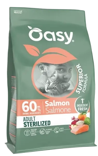 Dry Cat Superior Sterilized Сухой корм для взрослых стерилизованных кошек с лососем