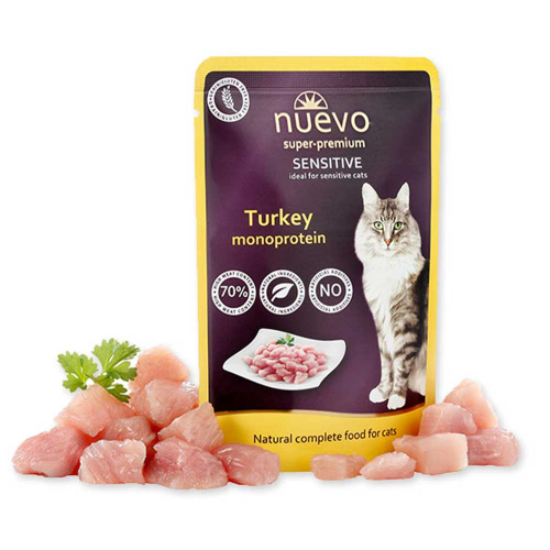 Sensitive Turkey Влажный корм с индейкой для кошек с чувствительным пищеварением