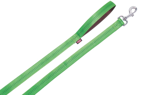 Soft Grip 120 Leash Нейлоновый поводок с мягкой подкладкой для собак, салатовый