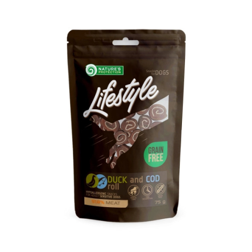 Lifestyle Dog Snacks Duck And Cod Rolls Лакомство для собак, рулеты из утки и трески