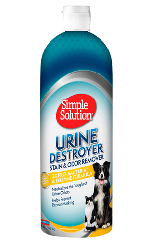 Urine Destroyer Stain  and Odor Remover - средство для удаления жестких пятен и нейтрализации сильного запаха мочи