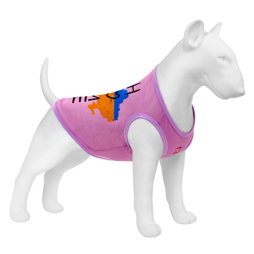 WAUDOG Clothes Майка "Дом" для собак, розовая