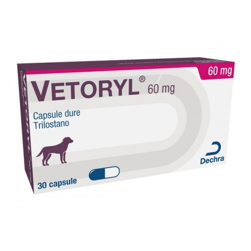 Vetoryl - капсулы для лечения гипофизного и надпочечникового гиперадренокортицизма у собак (60 мг)