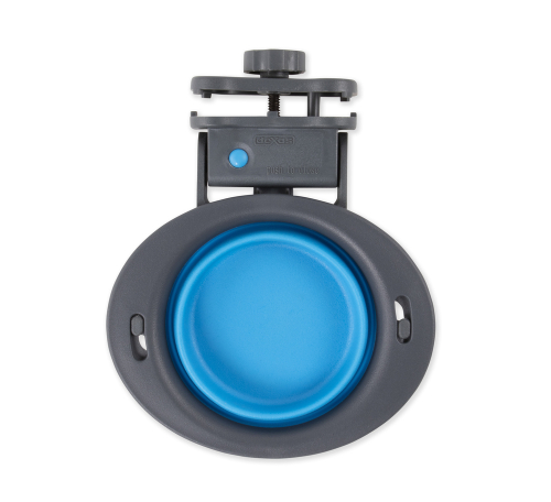 Collapsible Kennel Bowl Миска складна з кріпленням на клітку 240 мл, блакитна