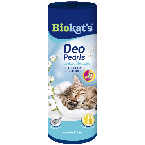 DEO Cotton blossom Дезодорант для кошачьего туалета с запахом цветов хлопка и оттенком жасмина