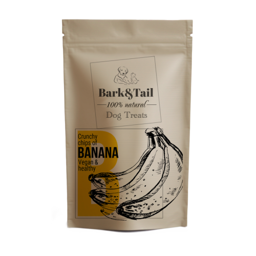 Dog Treats 100 % Banana Натуральное лакомство для собак с бананом