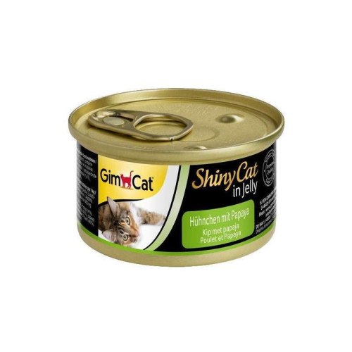 Shiny Cat консерви для котів, з куркою та папаєю