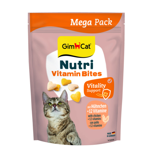 NUTRI MULTI-VITAMIN BITES HUHN Вітаміни для котів, мультивітамін з куркою