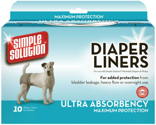 Disposable Diaper Liner-Heavy Flow ULTRA - влагопоглощающие гигиенические прокладки для собак