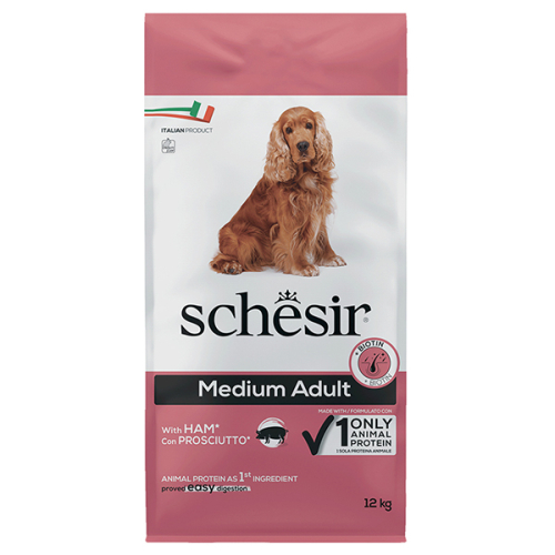 Dog Medium Adult Ham Сухой монопротеиновый корм с ветчиной для собак средних пород