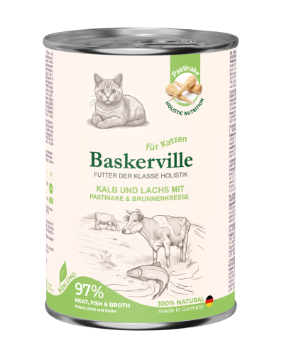 Holistic Kalb und Lachs Телятина та лосось вологий корм для котів