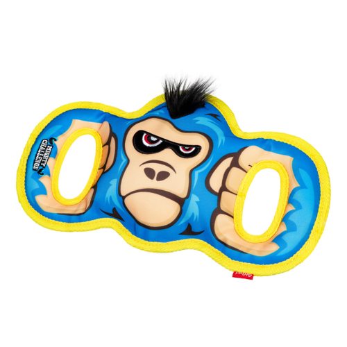 GiGwi MIGHTY CHALLENGE Игрушка для больших собак, Горилла с пищалкой