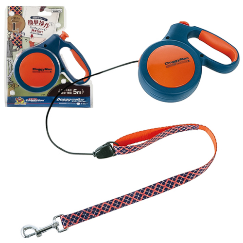 Retractable Lead Trad Style L Поводок рулетка для собак до 30 кг, синий