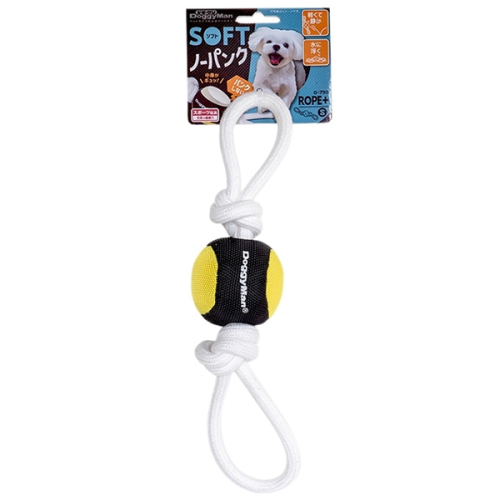 Soft Ball Loop Игрушка для собак, мягкий мяч с канатом