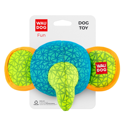 Waudog Fun Игрушка для собак, "Слон", голубой