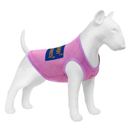 WAUDOG Clothes Майка "Смелость" для собак, розовая