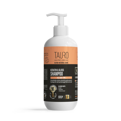 Ultra Natural Care Keratin & Gloss Shampoo Кератиновый шампунь для шерсти собак и кошек