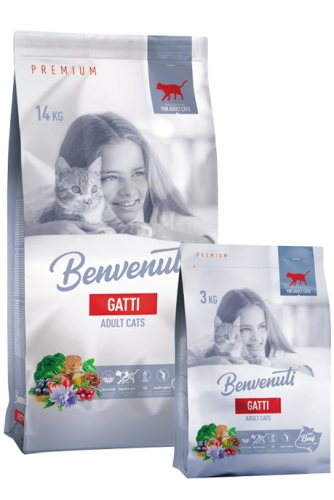 GATTI Сухой корм с говядиной для взрослых кошек