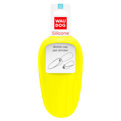 WAUDOG Silicone Поїлка-насадка на пляшку, жовтий