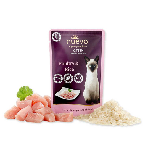 Kitten Poultry and Rice Влажный корм с птицей и рисом для котят