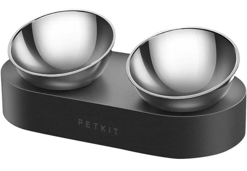 FRESH NANO-METAL Pet Cat TWO Bowl Stand Миска для собак и кошек