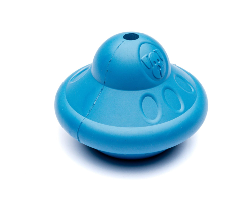 Flying Saucer Treat Dispenser – Игрушка «НЛО» для собак, синяя