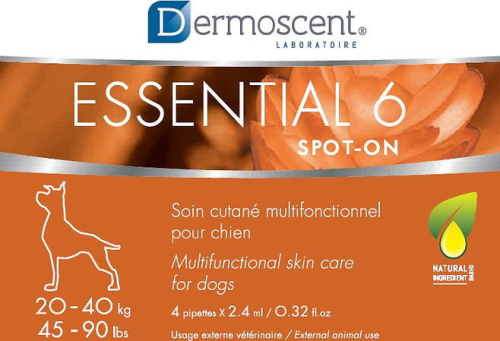 Essential 6 spot-on Капли на холку для собак весом от 20 до 40 кг