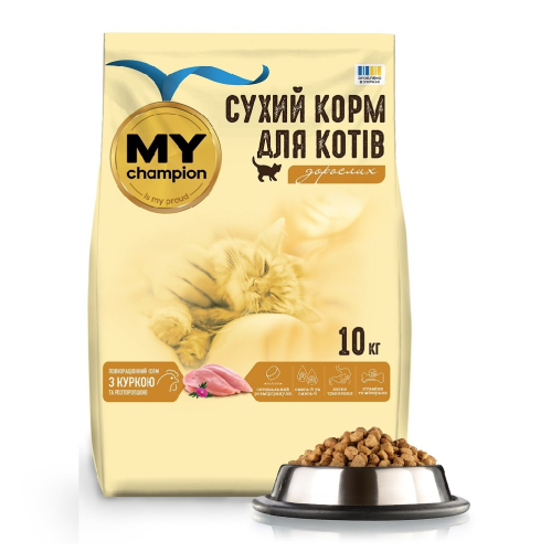 Сухой корм для кошек с курицей и расторопшей