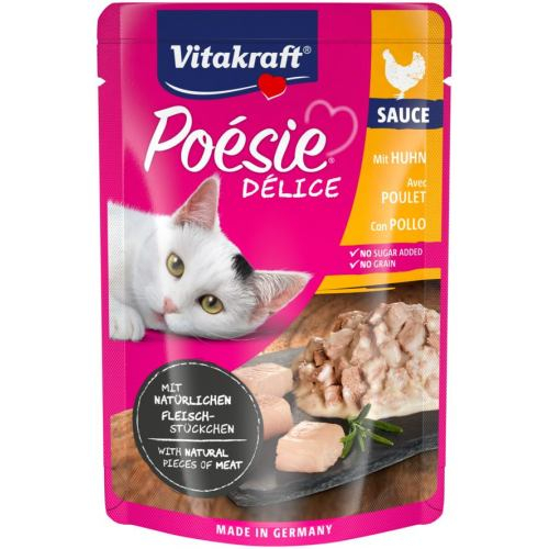 Poésie Délice Влажный корм для кошек, курица в соусе