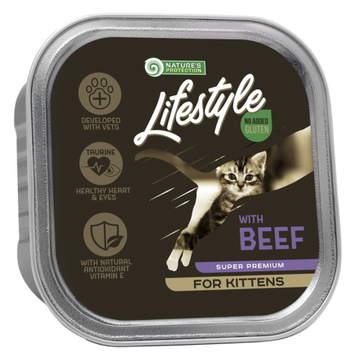 Lifestyle Kitten with Beef Вологий корм для кошенят з яловичиною
