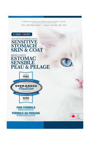 Skin & Stomach Сухой корм для здорового пищеварения и шелковистой шерсти кошек из свежего рыбного мяса