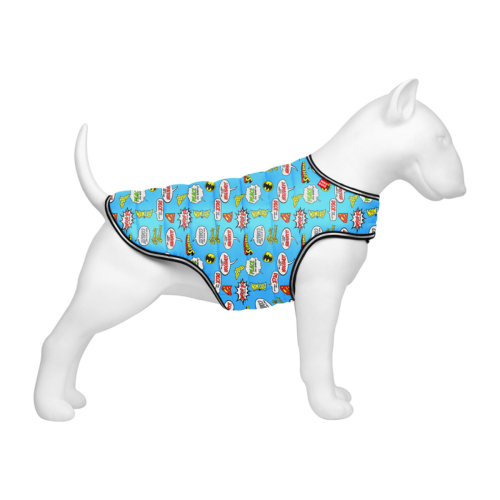 WAUDOG Clothes Курточка-накидка "Лига Справедливости в голубом" для собак