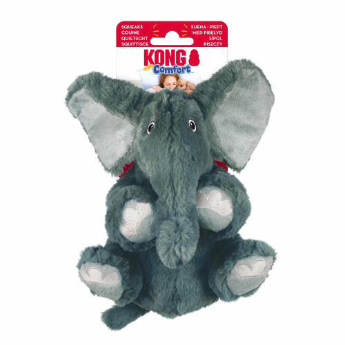 Comfort Kiddos Elephant Игрушка для собак, Мягкий Слонёнок с пискавкой