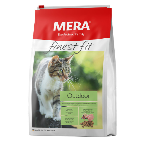 Finest Fit Adult Outdoor Cat Сухой корм со свежим мясом птицы, рисом и лесными ягодами для взрослых кошек