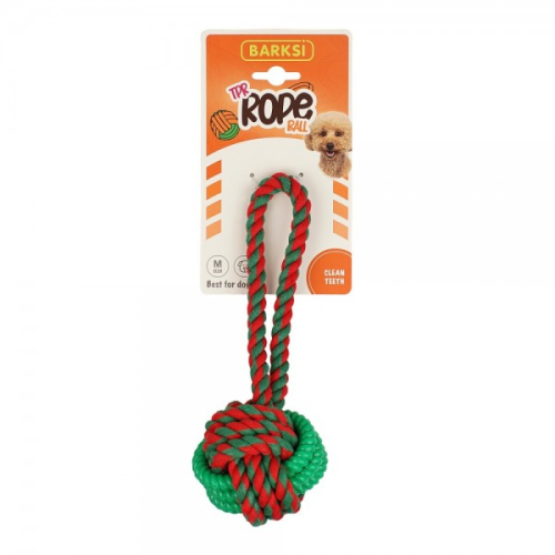 TPR Rope Ball Игрушка Мячик из каната для собак